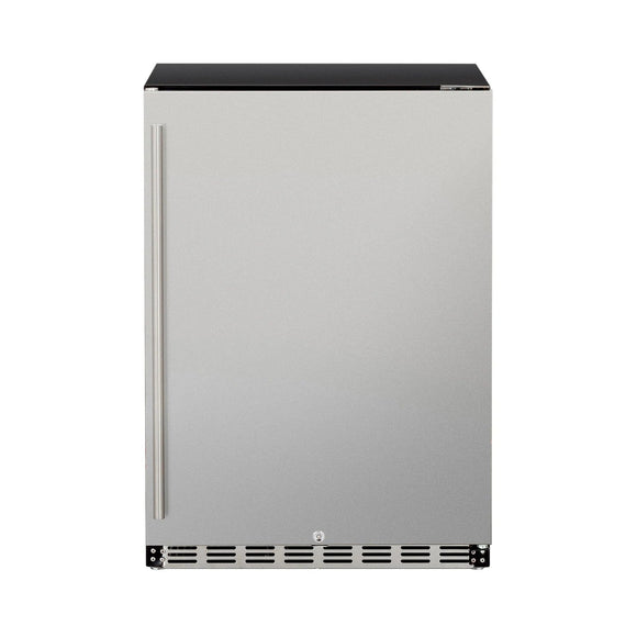 American Made Grills 24 Inch Outdoor Refrigerator with Solid Door and Lock