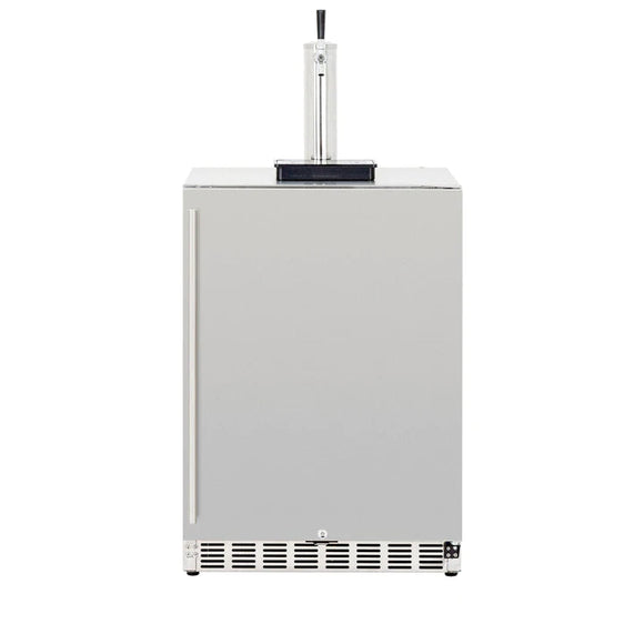 American Made Grills 24 Inch Outdoor Kegerator with Solid Door and Lock