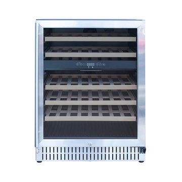 American Made Grills 24 Inch Outdoor Wine Cooler with Glass Door