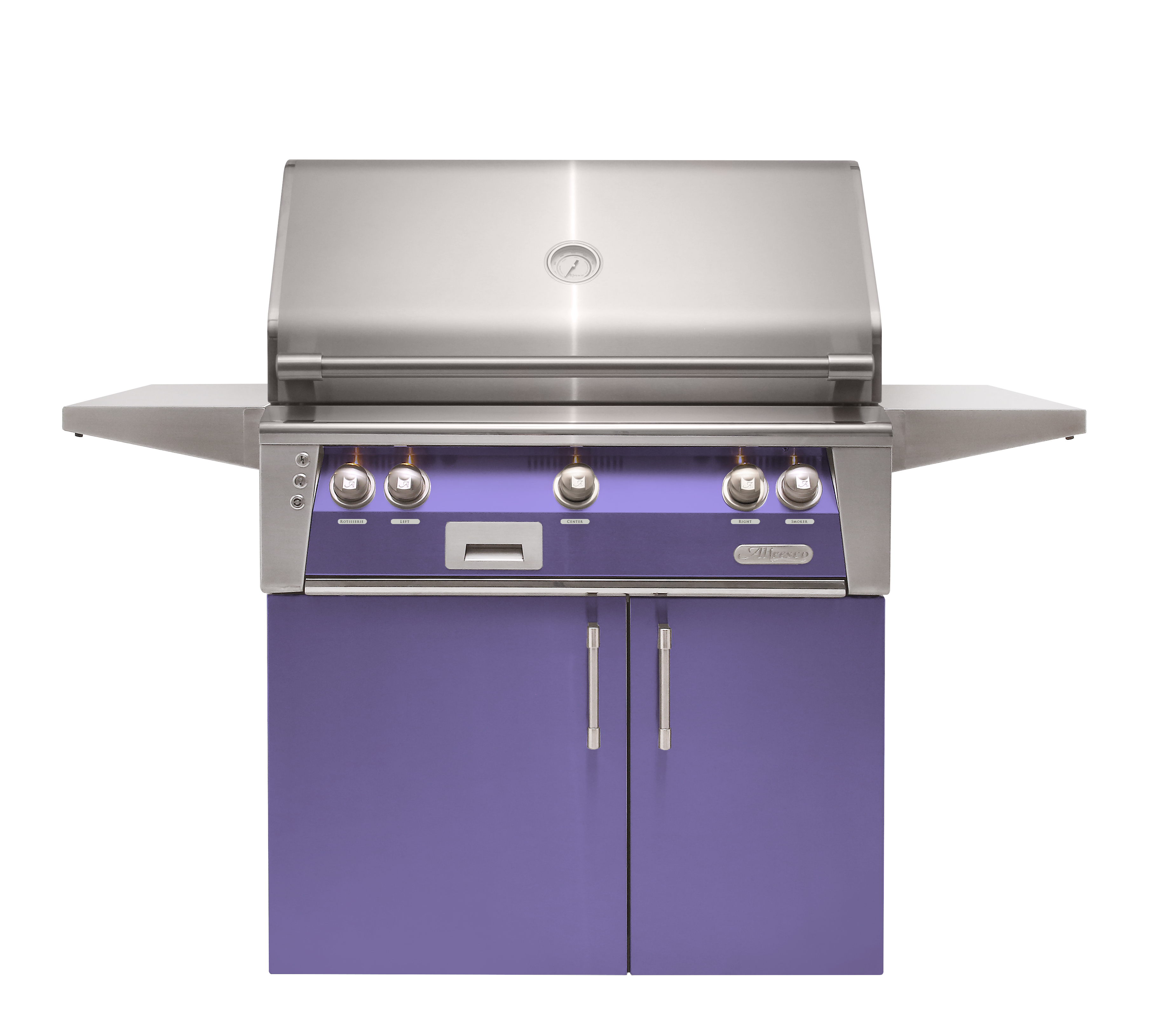 Buy blue-lilac-gloss Alfresco ALXE 36-Inch Freestanding Grill With Rotisserie