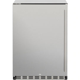 Summerset 24 Inch Outdoor Refrigerator with Solid Door and Lock