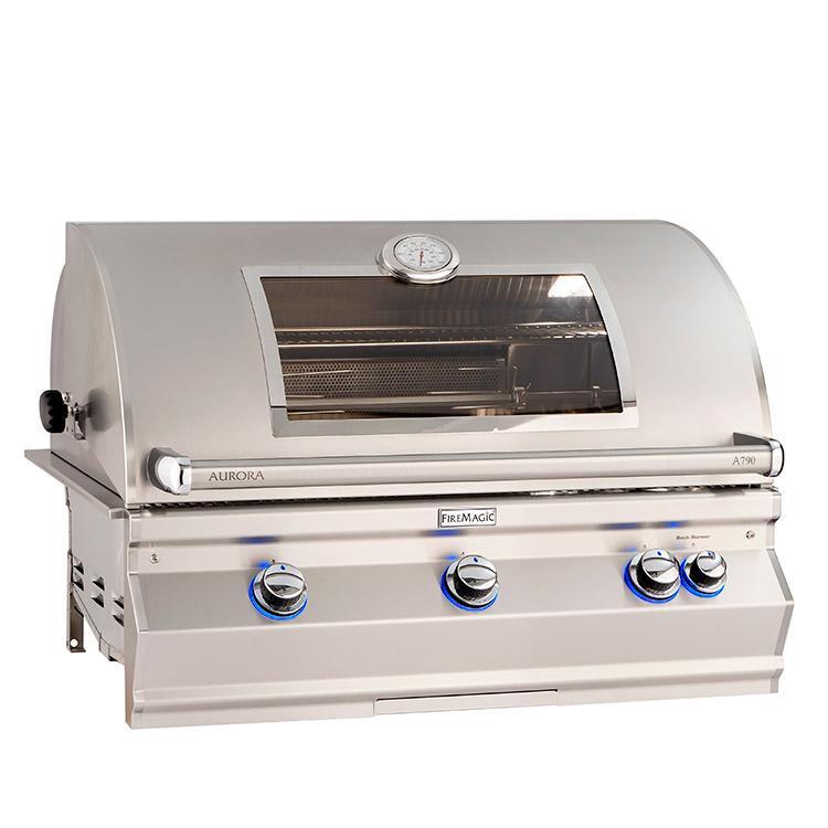 Fire Magic Aurora A790i 36 Inch Built In Grill With Rotisserie - 0