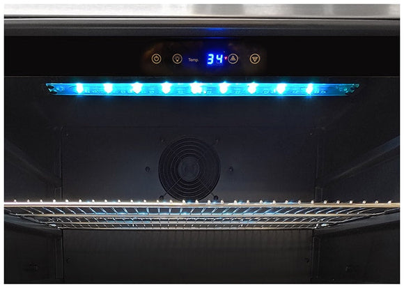 Artisan 24 Inch Outdoor Refrigerator With Solid Door and Lock