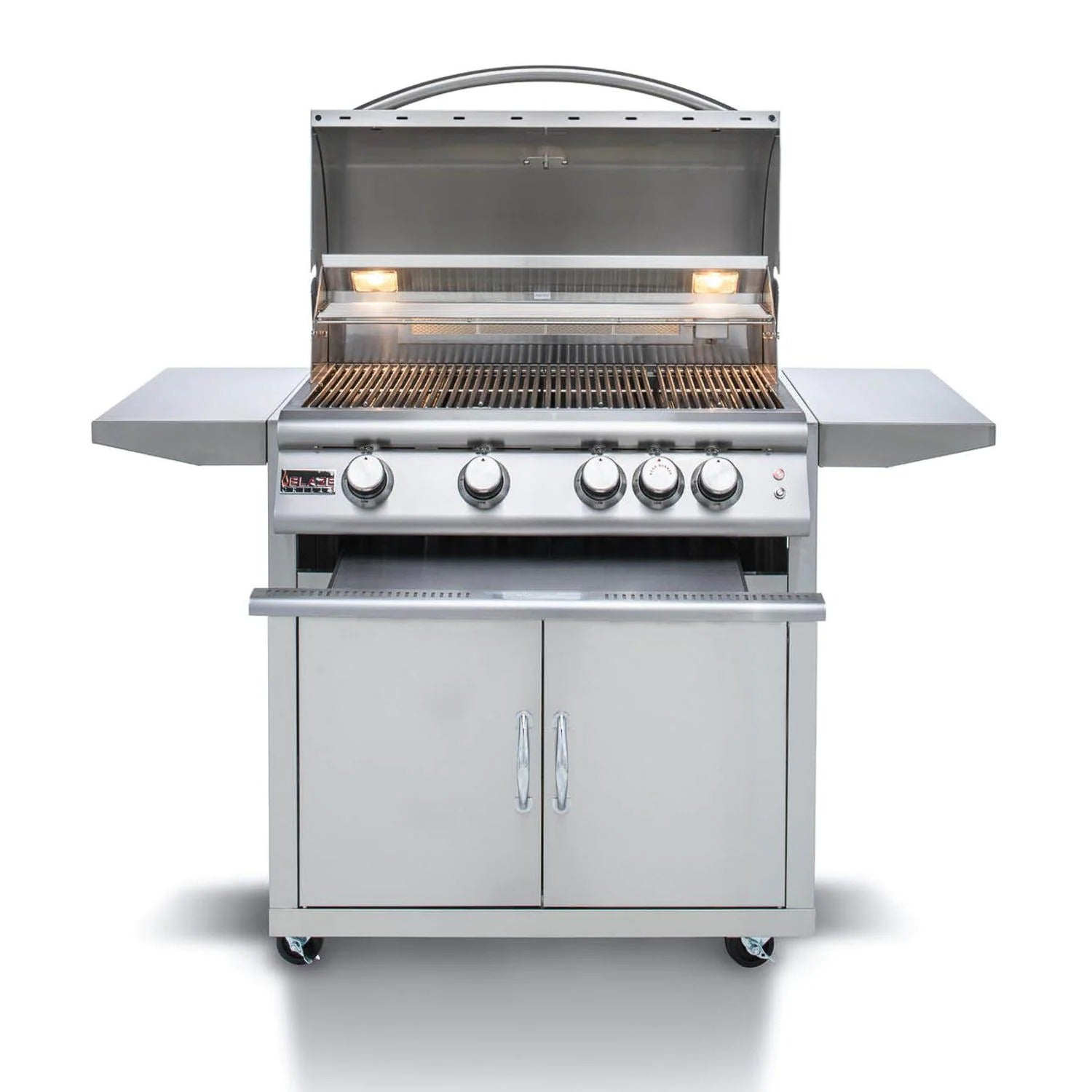 Blaze LTE 32-Inch 4-Burner Freestanding Grill With Rear Infrared Burner & Lights