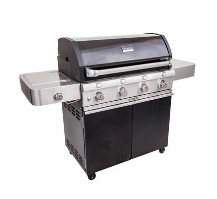 Saber Cast Black 4-Burner Gas Grill