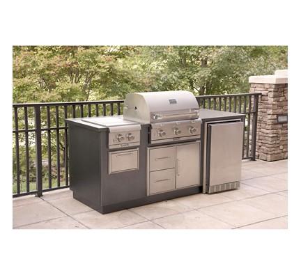 Saber R Series EZ Outdoor Kitchen - Silver - 0