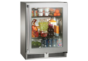 Perlick 24 Inch Signature Series Shallow-Depth Indoor Refrigerator with Lock