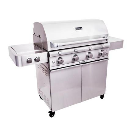 Saber Stainless Steel 4-Burner Gas Grill