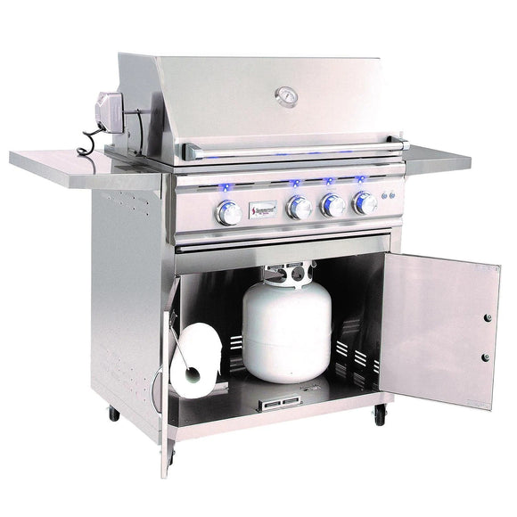 Summerset TRL 32 Inch Freestanding Grill With Rotisserie
