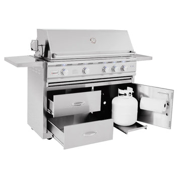 Summerset TRL 44 Inch Freestanding Grill With Rotisserie