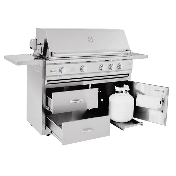Summerset TRL 44 Inch Freestanding Grill With Rotisserie