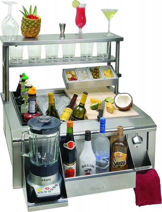 Alfresco 4 Bottle Well with Holder Tray