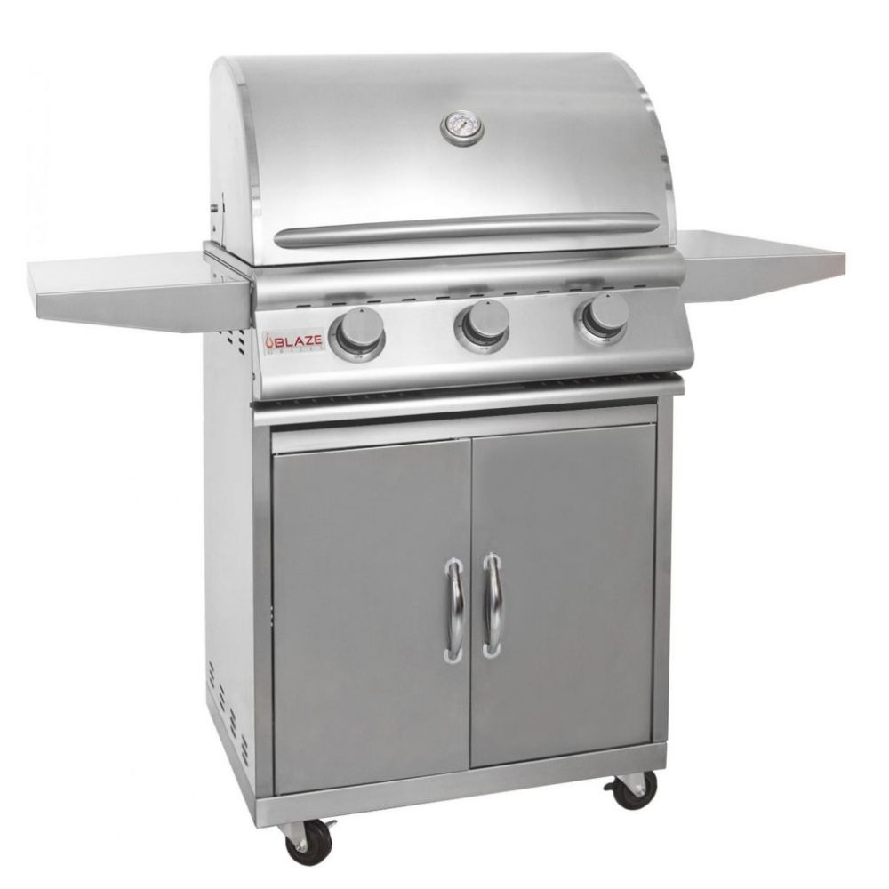 Blaze 25 Inch Freestanding 3-Burner Grill