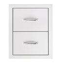 American Made Grills 17 Inch Double Drawer