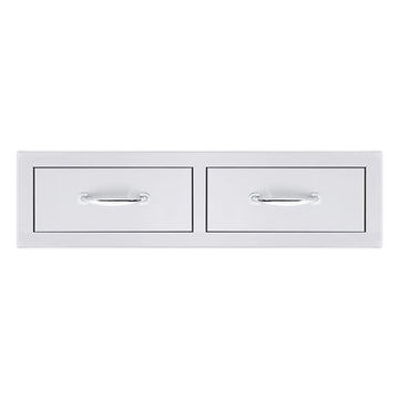 American Made Grills 32 Inch Double Horizontal Drawers